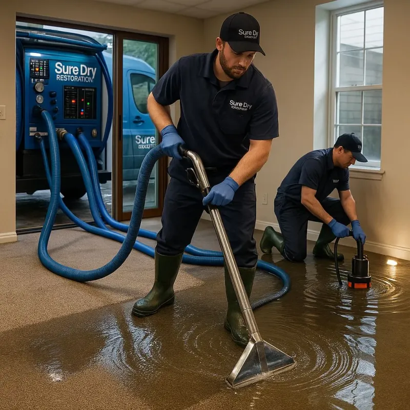 Water Extraction and Removal process in Delavan Lake, WI